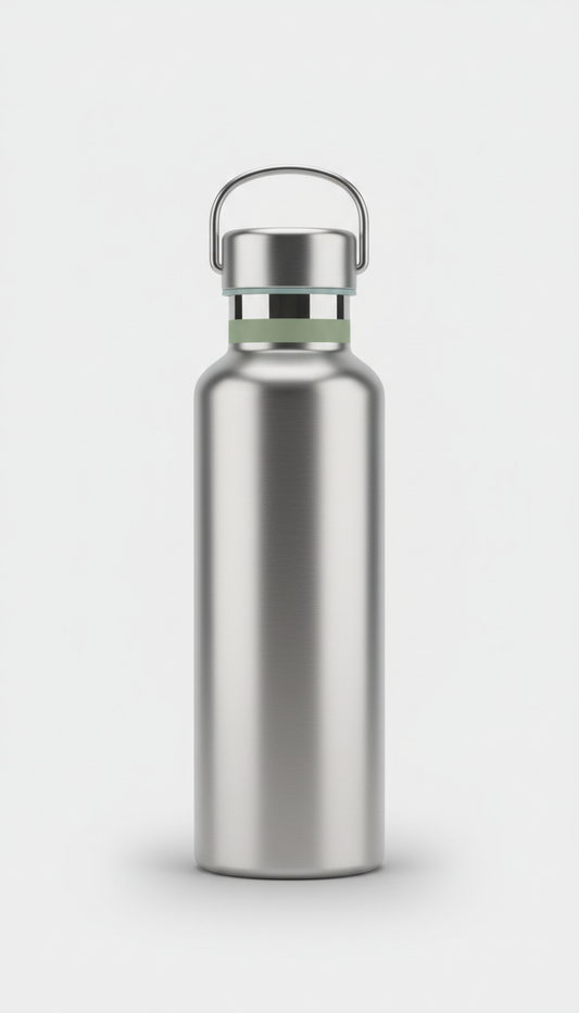 Stainless steel portable water bottle