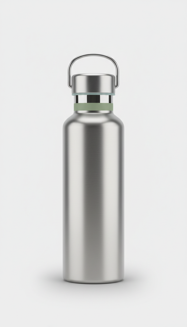 Stainless steel portable water bottle