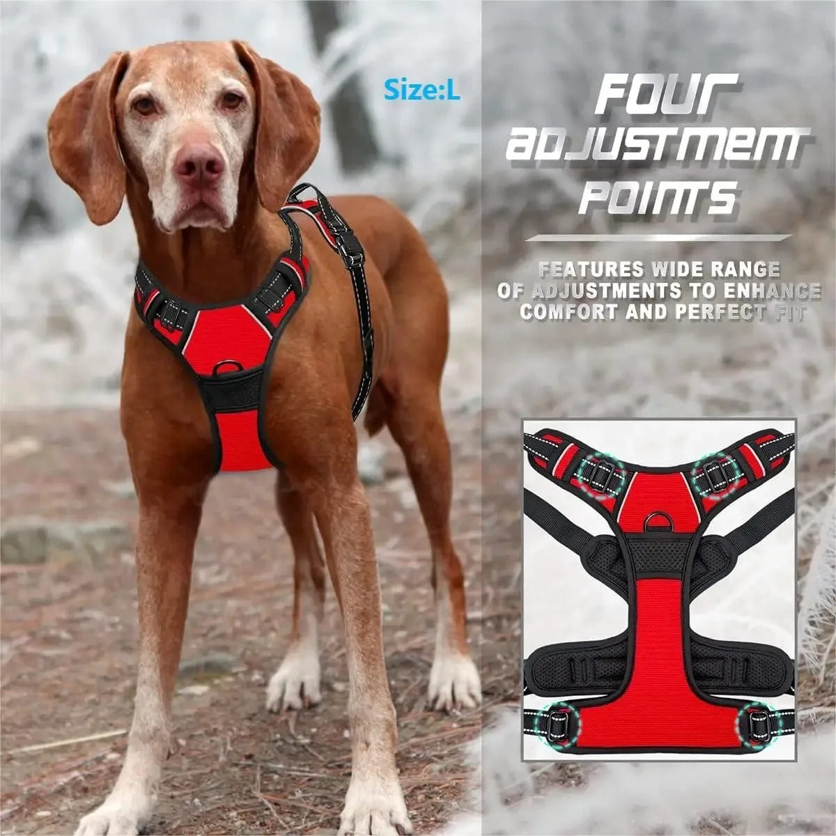 Dog Harness Quick Release Vest Pet Puppy Harness