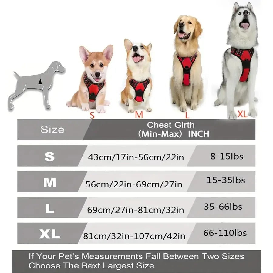 Dog Harness Quick Release Vest Pet Puppy Harness