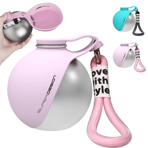 2-in-1 Portable Dog Water Bottle With Bowl